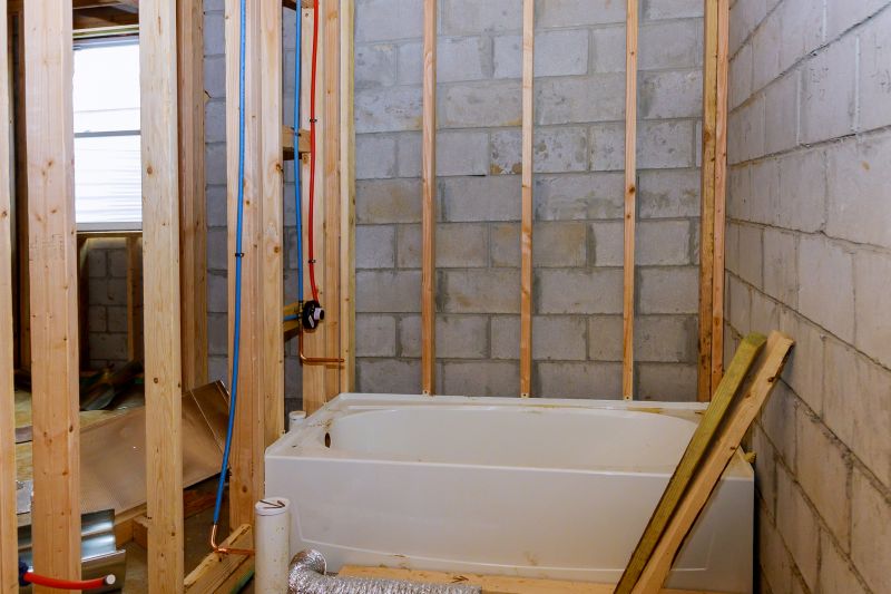 Bathtub Installation Site